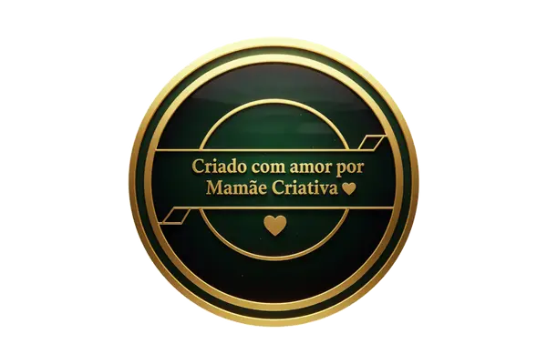 Criado com Amor por Mamãe Criativa